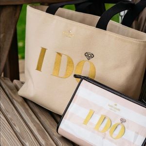 Kate Spade I do I did wedding tote